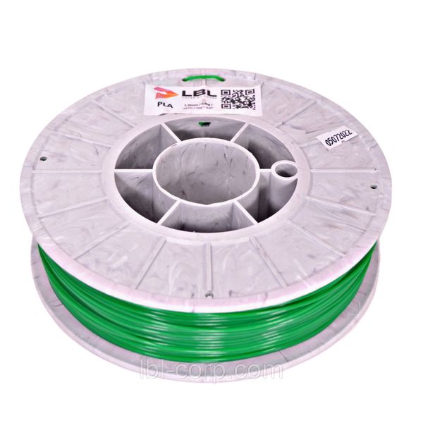 PLA (ПЛА) пластик Зелений для 3D принтера 0.800 кг / 260 м / 1.75 мм lbl_pla_800_Green фото