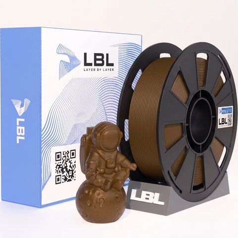 PETG WS филамент Коричневый пластик для 3D принтера 1.0 кг / 330 м / 1.75 мм lbl_pet_WS_1kg_Brown0 фото