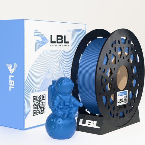 PETG WS філамент Синій пластик для 3D принтера 1.0 кг / 330 м / 1.75 мм lbl_pet_WS_1kg_Blue фото