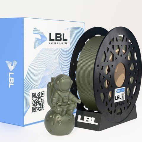 PETG WS филамент Хаки пластик для 3D принтера 1.0 кг / 330 м / 1.75 мм lbl_pet_WS_1kg_Hacks0 фото