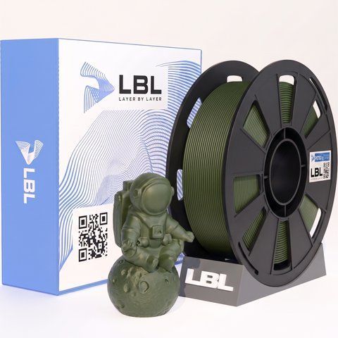 PETG WS филамент Хаки пластик для 3D принтера 1.0 кг / 330 м / 1.75 мм lbl_pet_WS_1kg_Hacks фото
