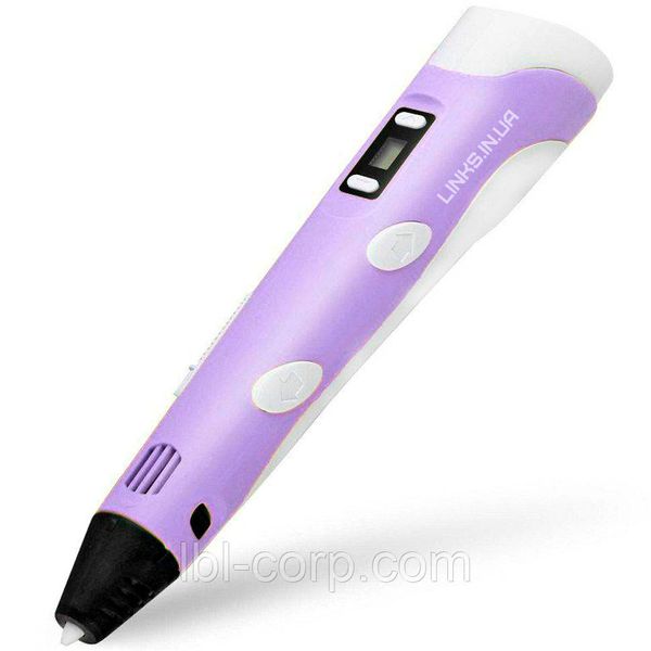3D ручка RXstyle RP-100B Pen для дітей з LCD дисплеєм другого покоління фіолетова 9 м пластику 3D_03_Bl_03 фото