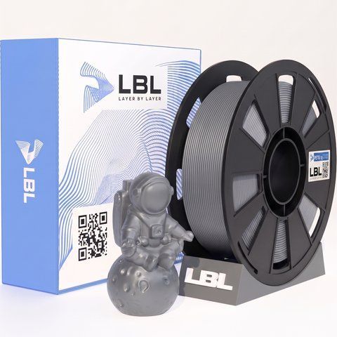 PETG WS филамент Серый пластик для 3D принтера 1.0 кг / 330 м / 1.75 мм lbl_pet_WS_1kg_Gray фото