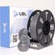 PETG WS філамент Сірий пластик для 3D принтера 1.0 кг / 330 м / 1.75 мм lbl_pet_WS_1kg_Gray фото 1