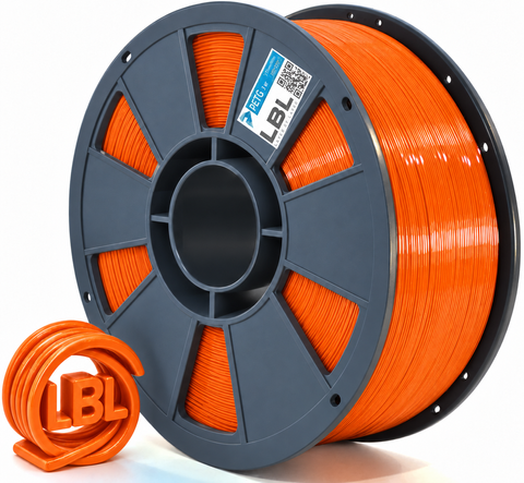 PETG WS філамент Помаранчевий пластик для 3D принтера 3.0 кг / 960 м / 1.75 мм lbl_pet_WS_3kg_Orange фото