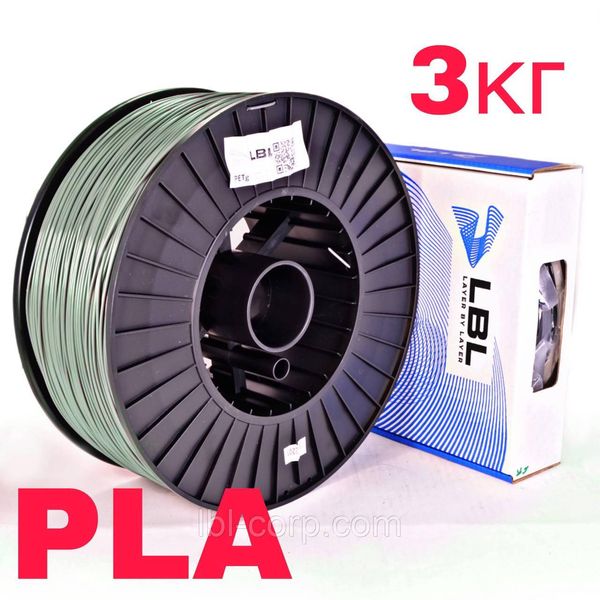 PLA пластик Хакі для 3D принтера 3.0 кг / 960 м / 1.75 мм lbl_pla_3kg_Hacks фото