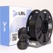 PETG WS філамент Чорний пластик для 3D принтера 1.0 кг / 330 м / 1.75 мм lbl_pet_WS_1kg_Black фото 1