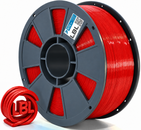PETG WS філамент Червоний пластик для 3D принтера 3.0 кг / 960 м / 1.75 мм lbl_pet_WS_3kg_Red фото