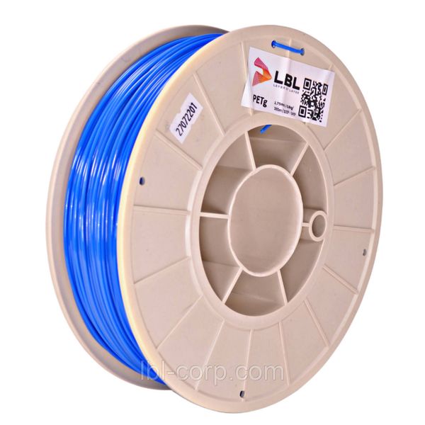 CoPET (Petg) пластик Голубой для 3D принтера 0.800 кг / 260 м / 1.75 мм lbl_pet_800_Gol фото
