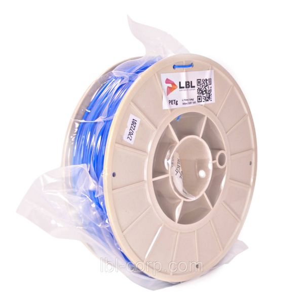 CoPET (Petg) пластик Голубой для 3D принтера 0.800 кг / 260 м / 1.75 мм lbl_pet_800_Gol фото