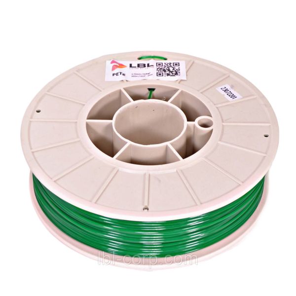 CoPET (Petg) пластик Зелений для 3D принтера 0.800 кг / 260 м / 1.75 мм lbl_pet_800_Green фото
