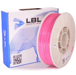 PLA (ПЛА) пластик Рожевий для 3D принтера 0.800 кг / 260 м / 1.75 мм lbl_pla_800_Pink фото
