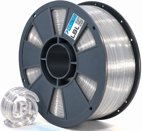 PETG WS филамент Прозрачный пластик для 3D принтера 3.0 кг / 960 м / 1.75 мм lbl_pet_WS_3kg_Prozoriy фото