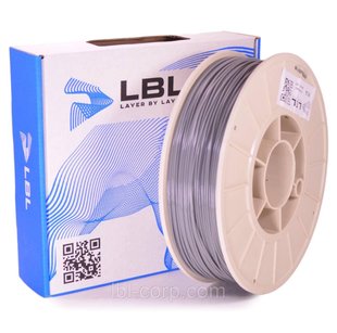 PLA (ПЛА) пластик Сірий для 3D принтера 0.800 кг / 260 м / 1.75 мм lbl_pla_800_Gray фото