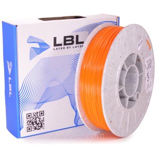 PLA (ПЛА) пластик Помаранчевий для 3D принтера 0.800 кг / 260 м / 1.75 мм lbl_pla_800_Orange фото