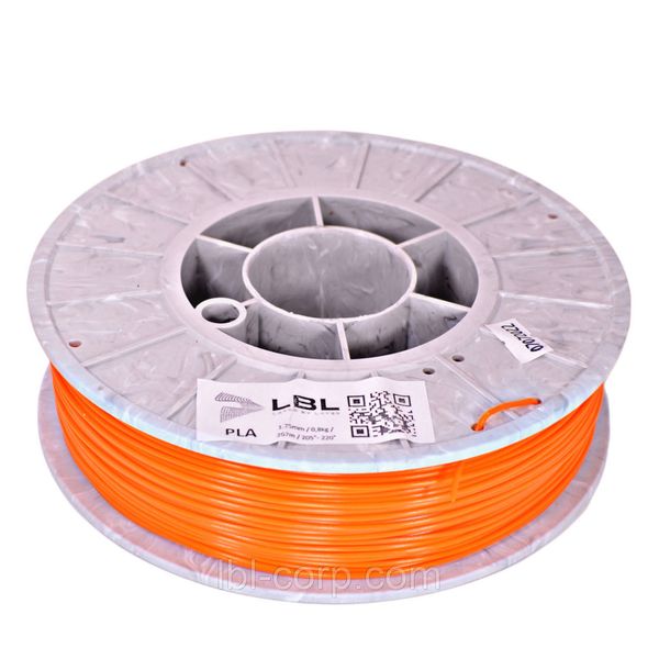 PLA (ПЛА) пластик Помаранчевий для 3D принтера 0.800 кг / 260 м / 1.75 мм lbl_pla_800_Orange фото